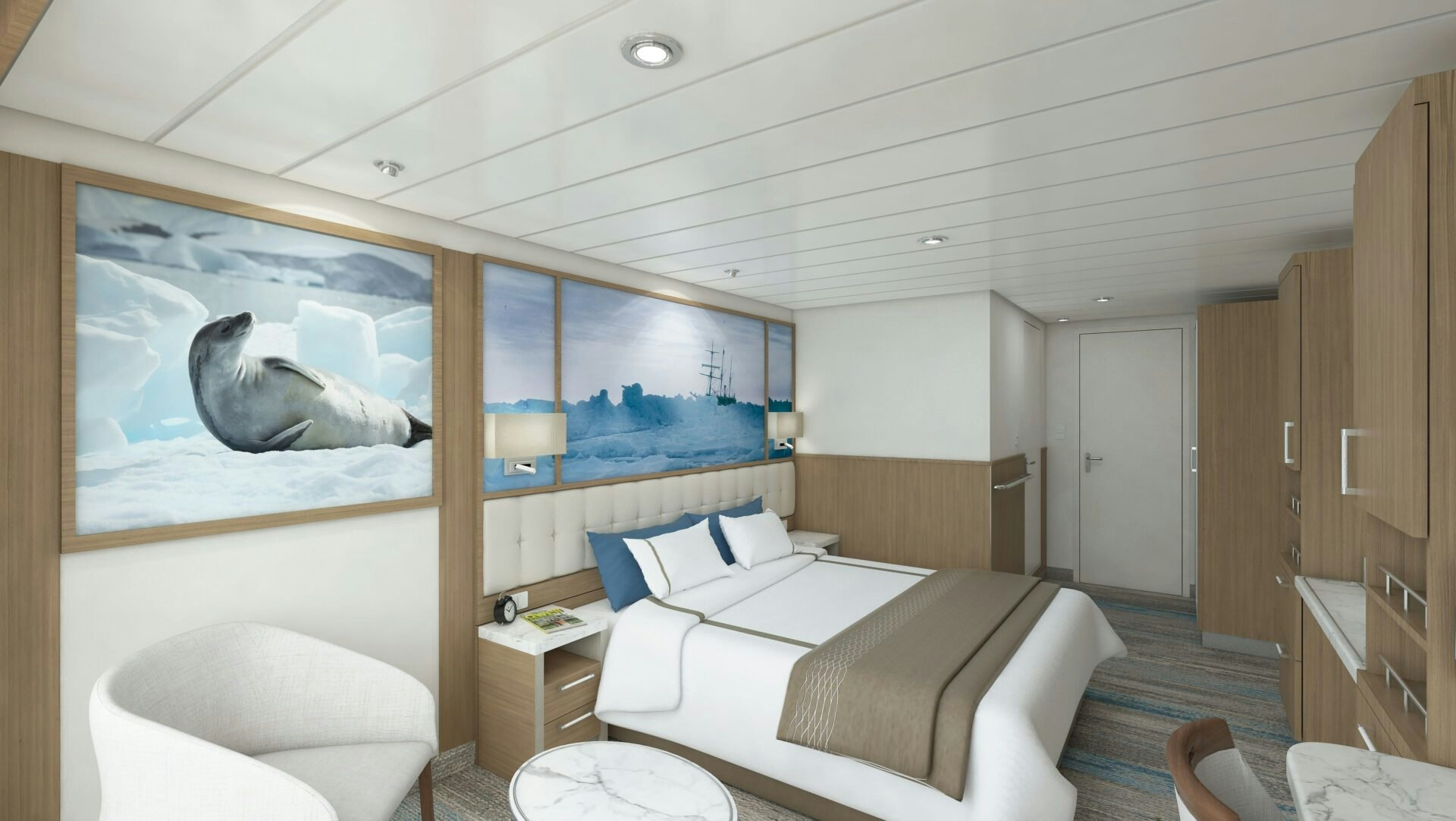 Balcony Stateroom B Lounge View
